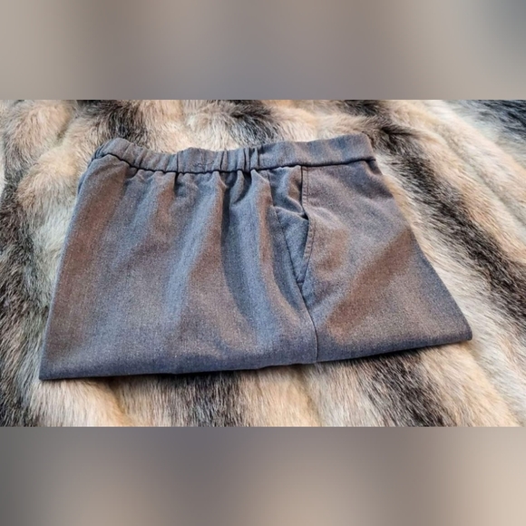 Briggs Gray Slacks Elastic Waist Business Casual Pants Size 14 - Picture 6 of 6